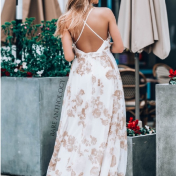 LAST ONE ‼️BEAUTIFUL Tulle Velvet Maxi Dress - Picture 5 of 8